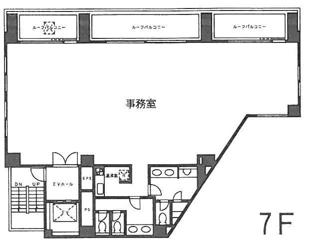 エスティ青山ビル7F 間取り図