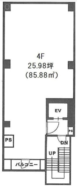 第10NKビル4F 間取り図