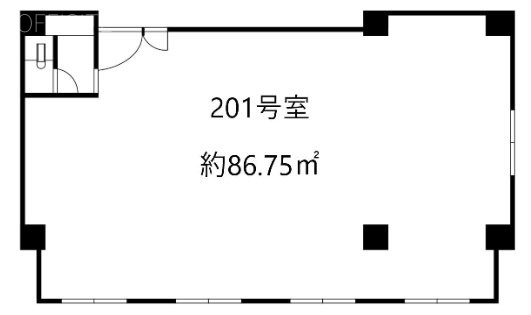 第2清水ビル201 間取り図