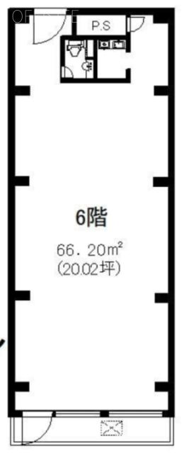 新宿ノアビル6F 間取り図