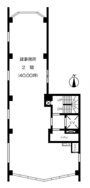 藤野ビル2F 間取り図