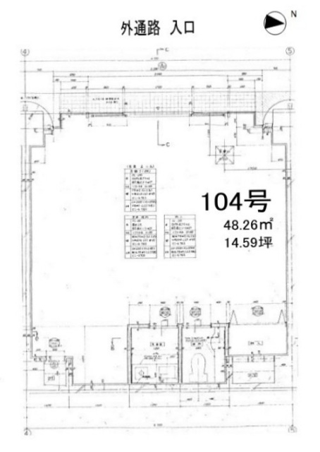ヴェルティ中野104 間取り図