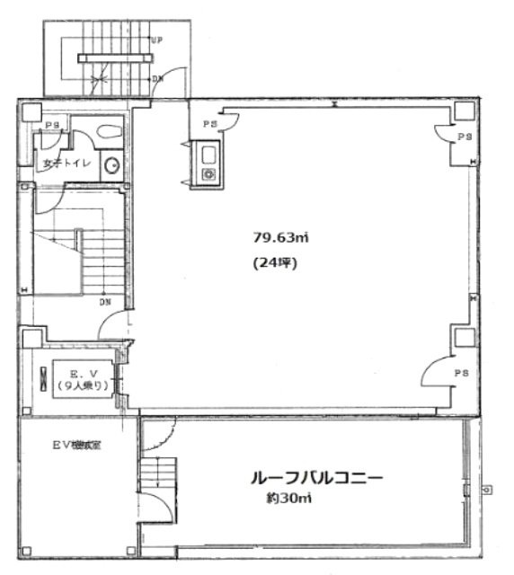 BournMark Ningyochoビル8F 間取り図