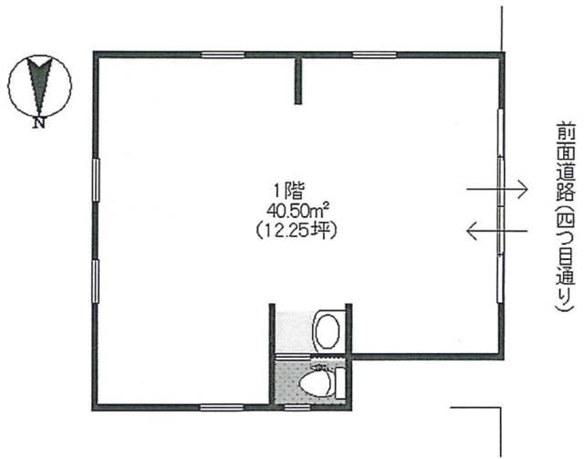メゾン・ド・アミティエビル1F 間取り図