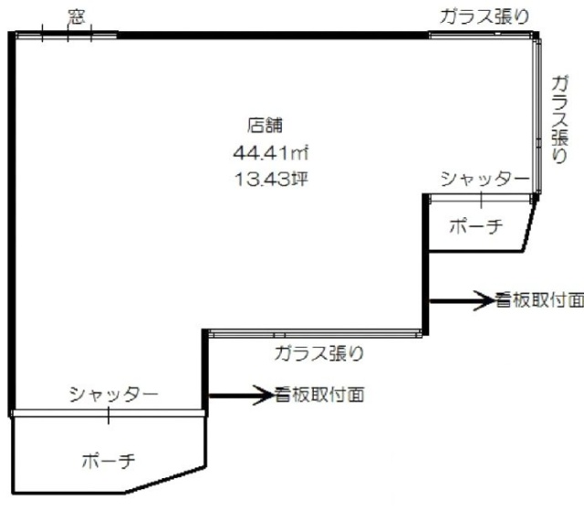 イーストワン亀戸1F 間取り図