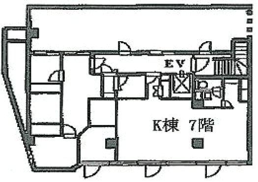 SKビルK棟 間取り図