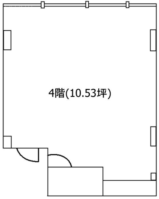 加藤ビル4F 間取り図