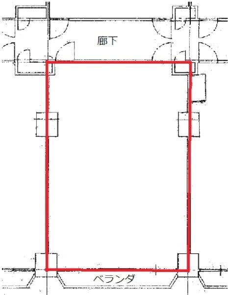 正栄プラザビル204 間取り図