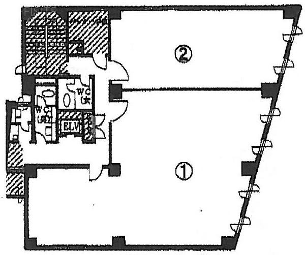 南新本館ビル4F 間取り図
