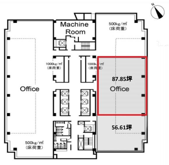 千葉ポートスクエア東 間取り図