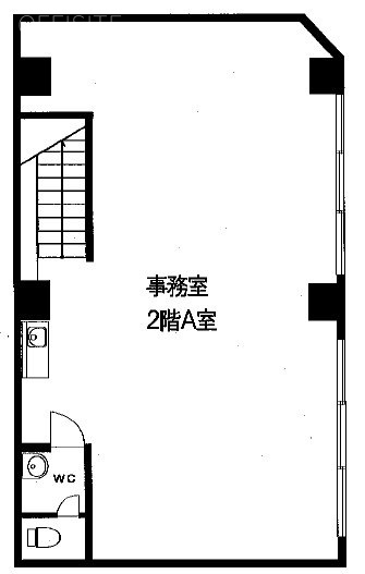 カワベビルA 間取り図