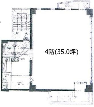 ながせ高島町ビル4F 間取り図