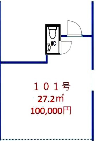 ヴィラボルドン101 間取り図