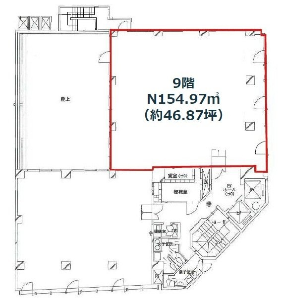 平河町ビル9F 間取り図