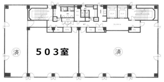 711ビル503 間取り図