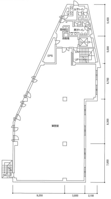 寿パークビル8F 間取り図