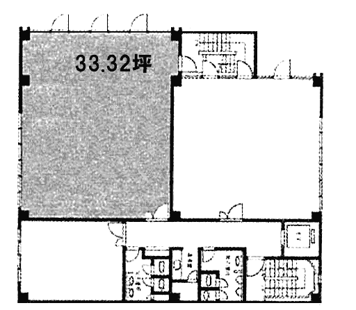 岩井ビルB 間取り図