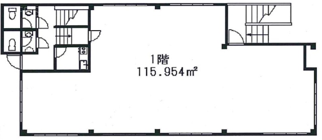 TPC田園調布ビル1F 間取り図