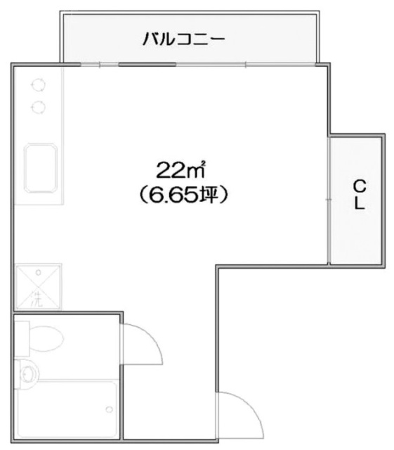 アクアコート麻布303 間取り図