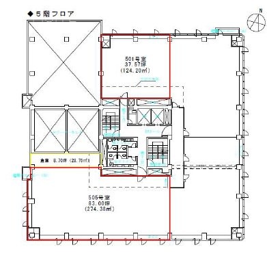 銀洋ビル505 間取り図