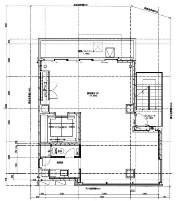 WHARF神田三崎町ビル8F 間取り図