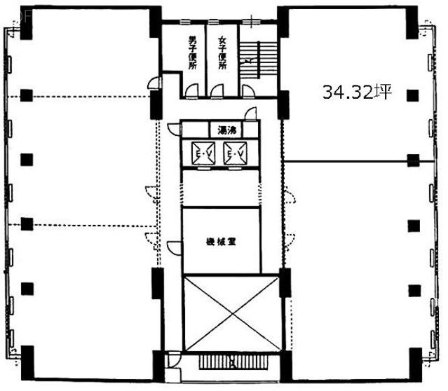 横浜大同生命ビル7F 間取り図