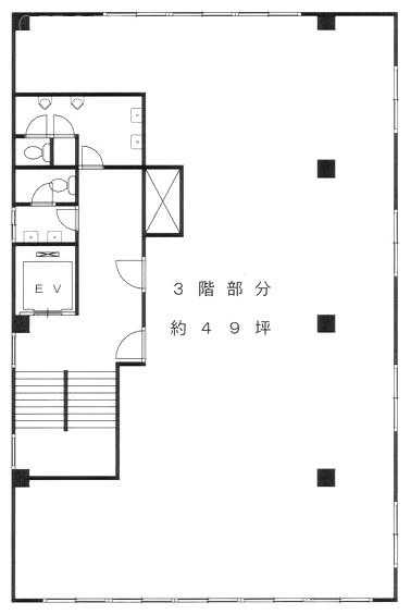 キョウデンビル3F 間取り図