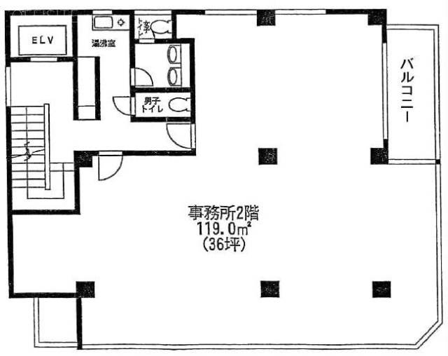 ユニオンビル2F 間取り図