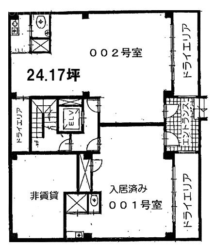クレート小石川ビルB1 間取り図