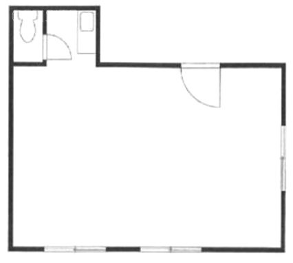 幸ビルⅡ2F 間取り図