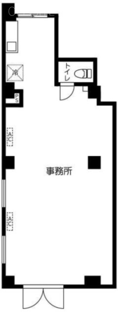 草野ビル1F 間取り図