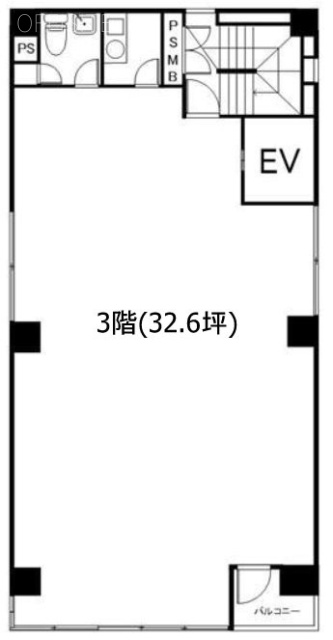 博洋堂新宿ビル3F 間取り図