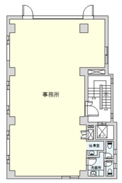 第四共同ビル2F 間取り図