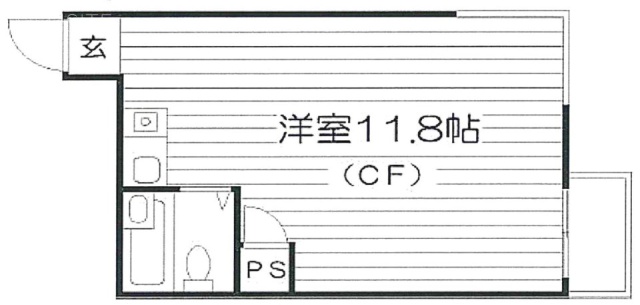 日興パレス渋谷ビル401 間取り図