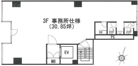 SRビル3F 間取り図