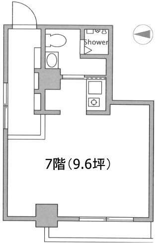 ウィン青山7F 間取り図