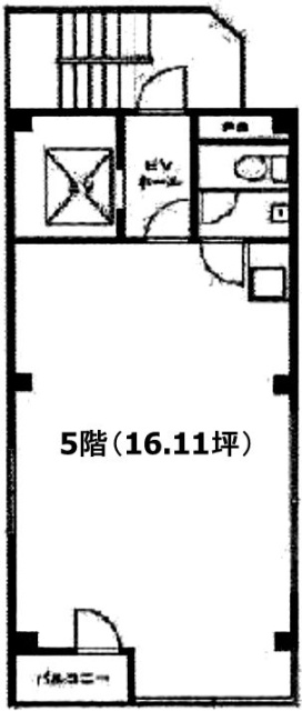 村崎ビル5F 間取り図