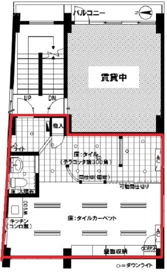 江口ビル4F 間取り図