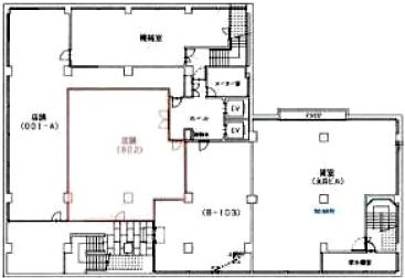 共同ビル銀座7丁目B102 間取り図