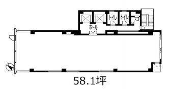 横浜西口TYビル6F 間取り図
