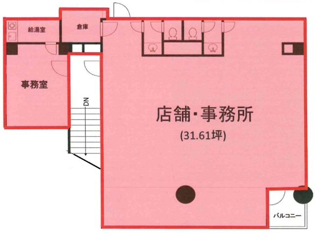 ヤンズパレスビル2F 間取り図