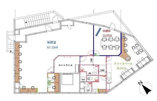 フラットフォービル5F 間取り図