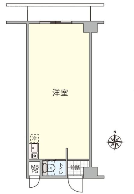 ニューハイツ青山802 間取り図
