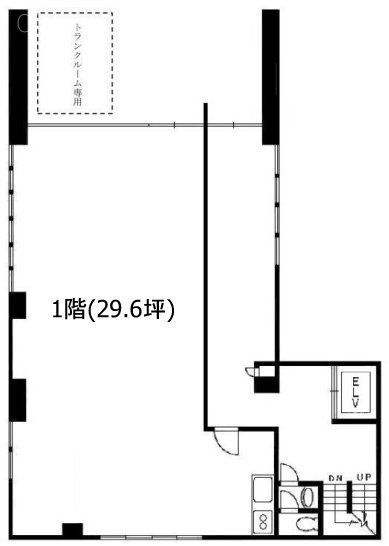 プラーズ入谷ビル1F 間取り図