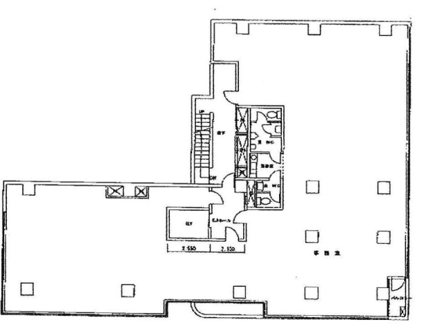 新宿MOAビル2F 間取り図