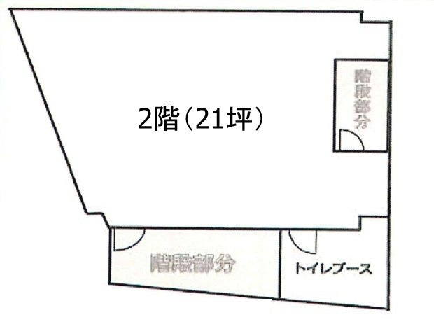 安嶋ビル2F 間取り図