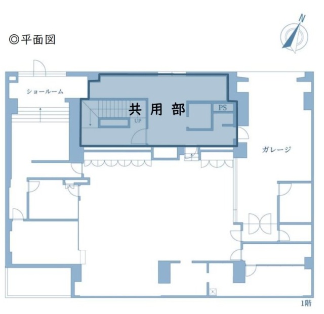 等々力ハイツビル1F 間取り図