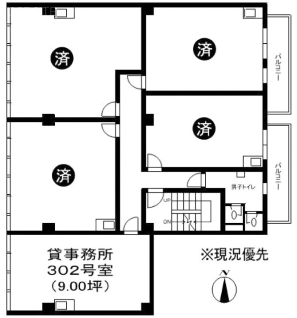 八木ビル302 間取り図