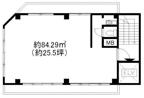 三恭オフィスビル3F 間取り図