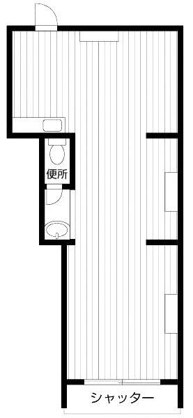 笠松ビル1F 間取り図